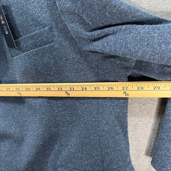 Stafford Big&Tall Mens Classic Fit Sport Coats Suits Navy Size 58REG - Picture 8 of 10